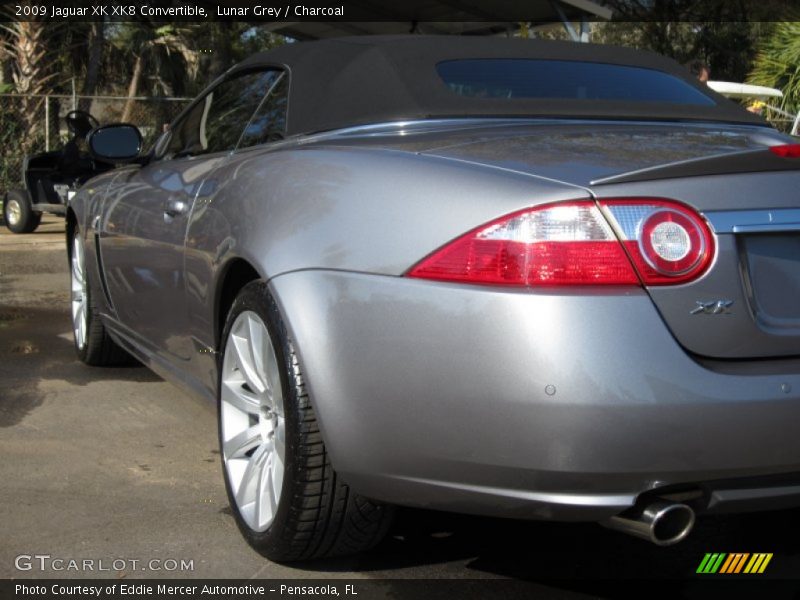 Lunar Grey / Charcoal 2009 Jaguar XK XK8 Convertible