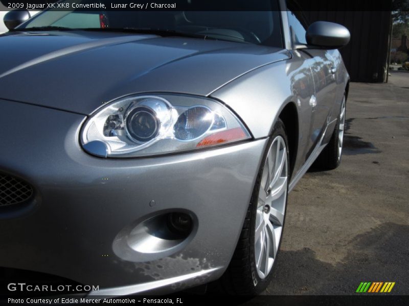 Lunar Grey / Charcoal 2009 Jaguar XK XK8 Convertible