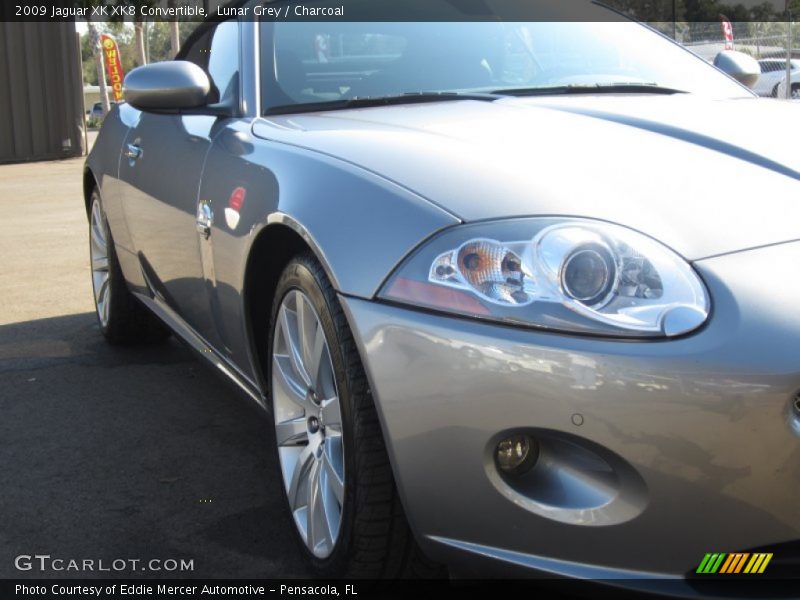 Lunar Grey / Charcoal 2009 Jaguar XK XK8 Convertible