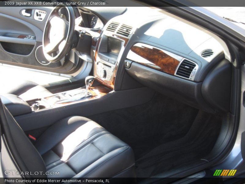 Lunar Grey / Charcoal 2009 Jaguar XK XK8 Convertible