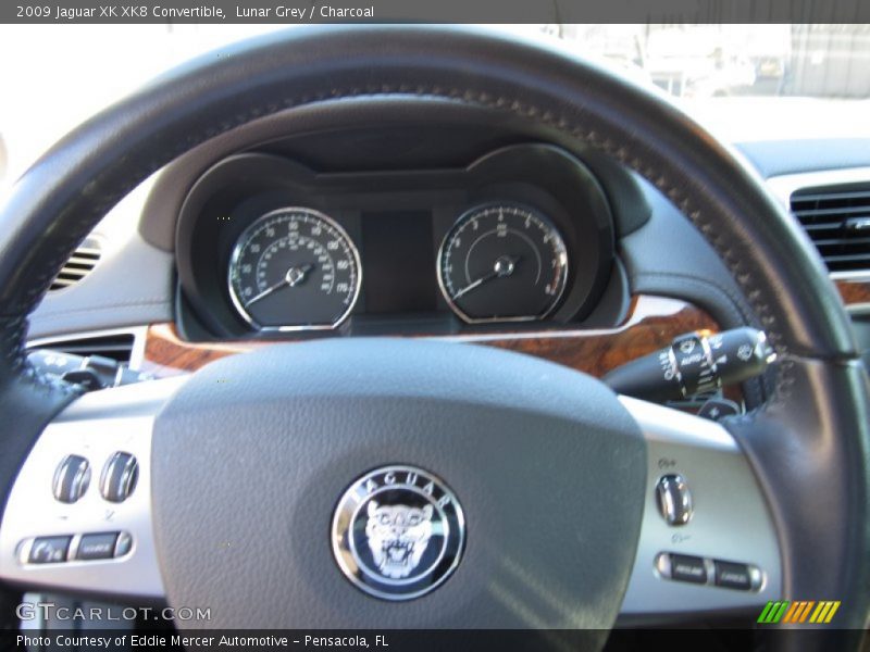 Lunar Grey / Charcoal 2009 Jaguar XK XK8 Convertible