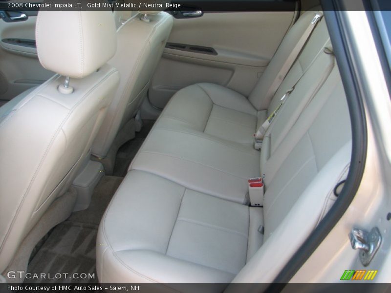 Gold Mist Metallic / Neutral Beige 2008 Chevrolet Impala LT