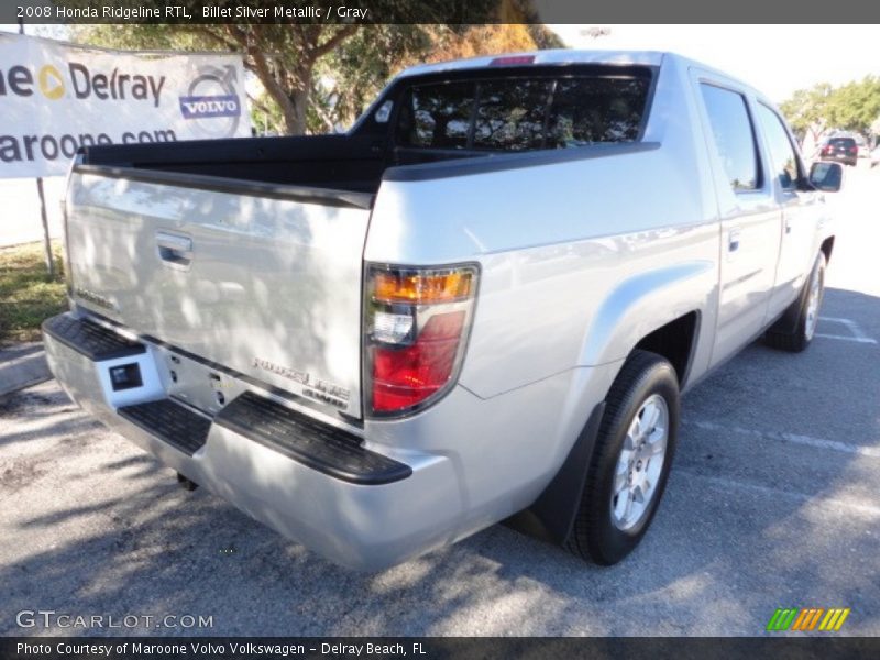 Billet Silver Metallic / Gray 2008 Honda Ridgeline RTL