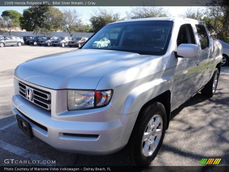 Billet Silver Metallic / Gray 2008 Honda Ridgeline RTL