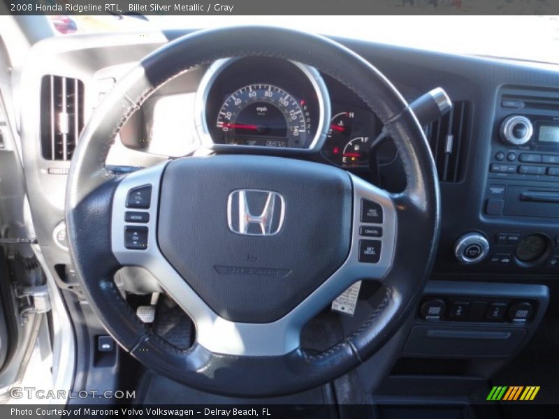 Billet Silver Metallic / Gray 2008 Honda Ridgeline RTL