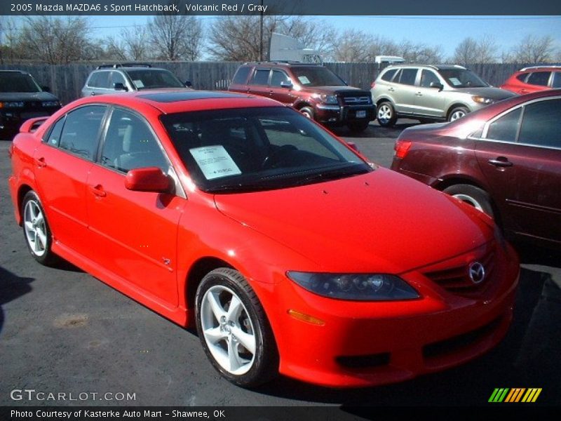 Volcanic Red / Gray 2005 Mazda MAZDA6 s Sport Hatchback