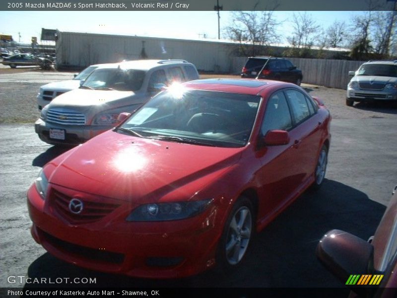 Volcanic Red / Gray 2005 Mazda MAZDA6 s Sport Hatchback