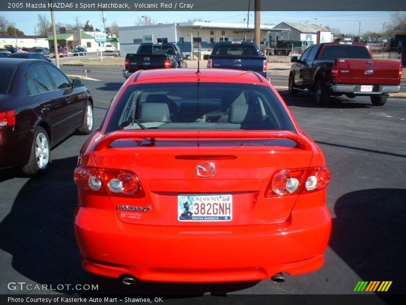Volcanic Red / Gray 2005 Mazda MAZDA6 s Sport Hatchback