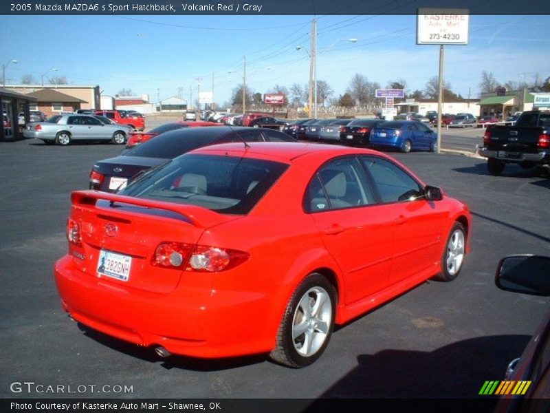 Volcanic Red / Gray 2005 Mazda MAZDA6 s Sport Hatchback