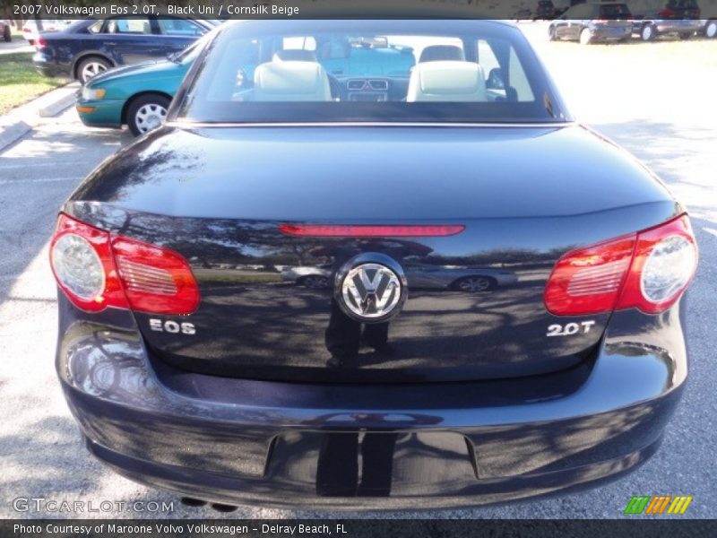 Black Uni / Cornsilk Beige 2007 Volkswagen Eos 2.0T