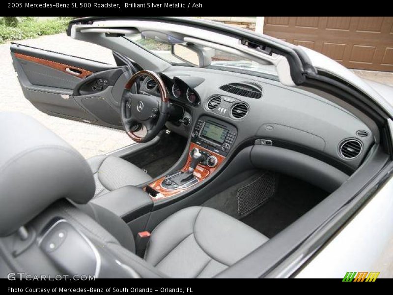 Brilliant Silver Metallic / Ash 2005 Mercedes-Benz SL 500 Roadster