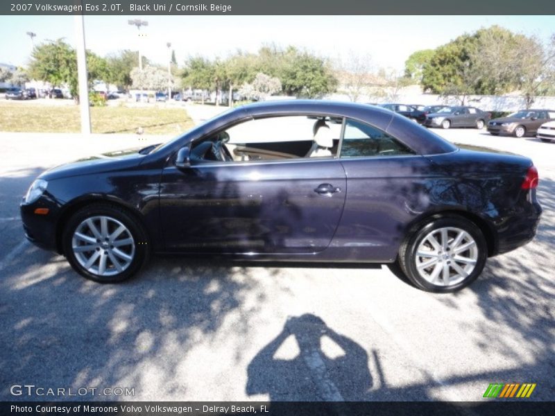 Black Uni / Cornsilk Beige 2007 Volkswagen Eos 2.0T