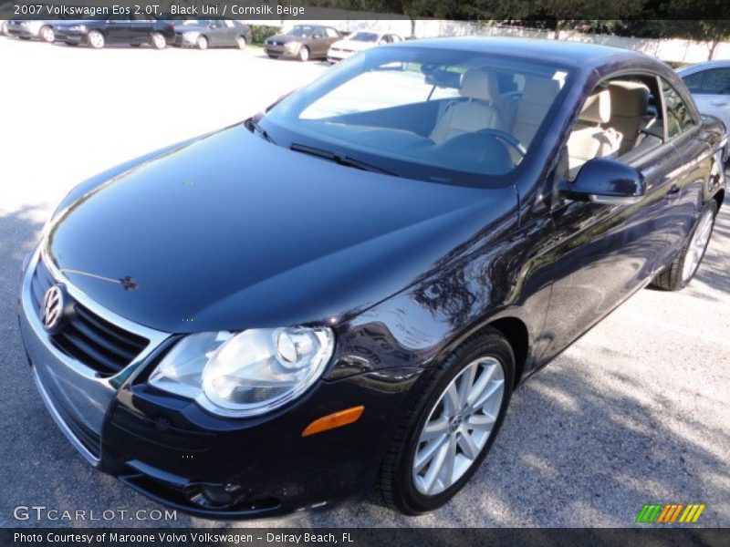 Black Uni / Cornsilk Beige 2007 Volkswagen Eos 2.0T