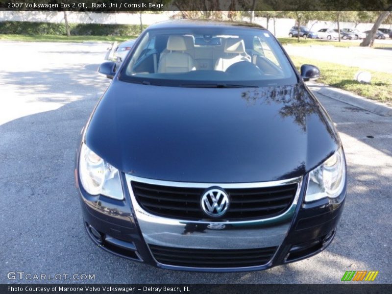 Black Uni / Cornsilk Beige 2007 Volkswagen Eos 2.0T