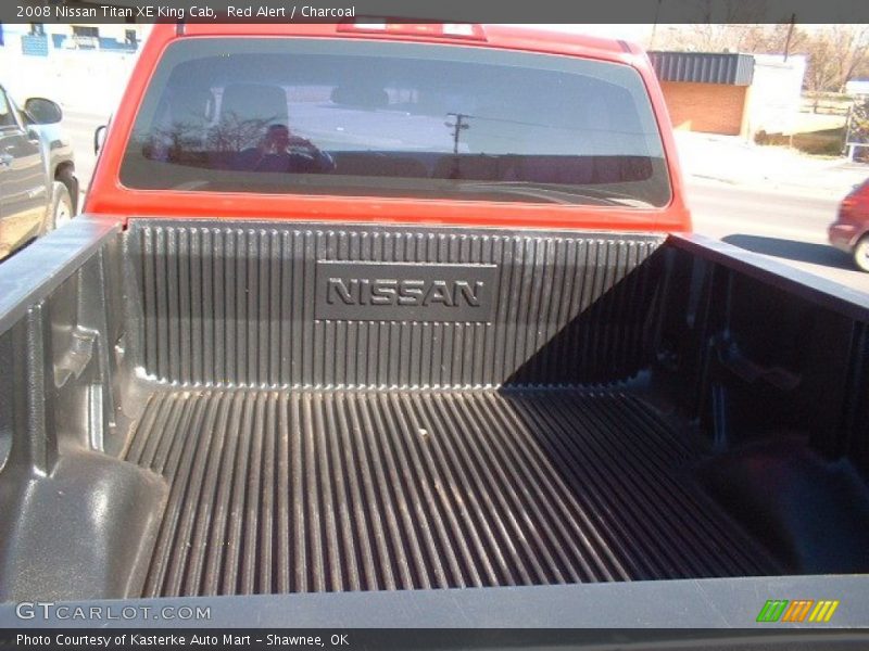 Red Alert / Charcoal 2008 Nissan Titan XE King Cab