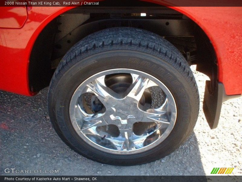 Red Alert / Charcoal 2008 Nissan Titan XE King Cab