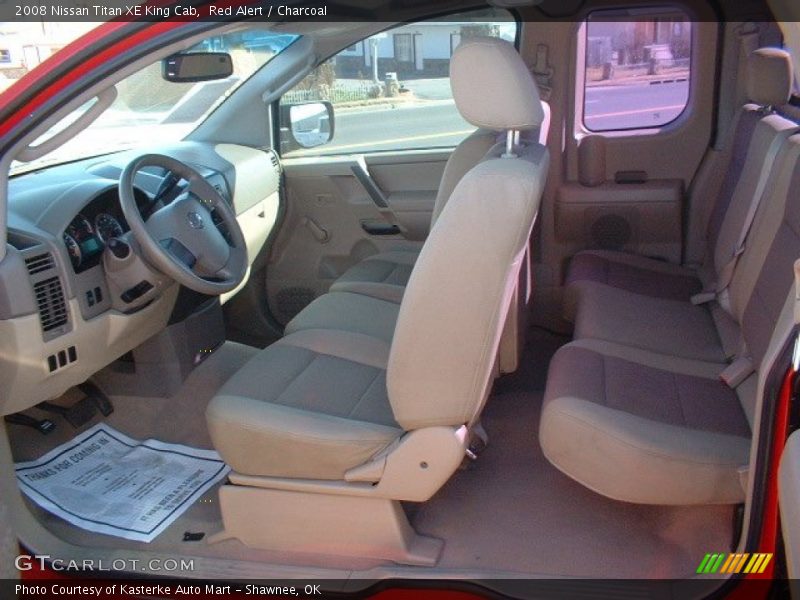 Red Alert / Charcoal 2008 Nissan Titan XE King Cab