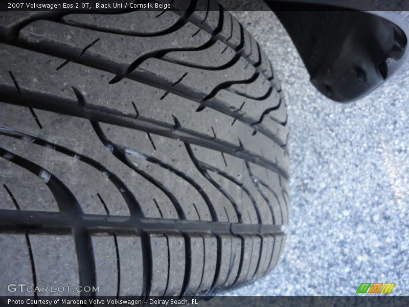 Black Uni / Cornsilk Beige 2007 Volkswagen Eos 2.0T