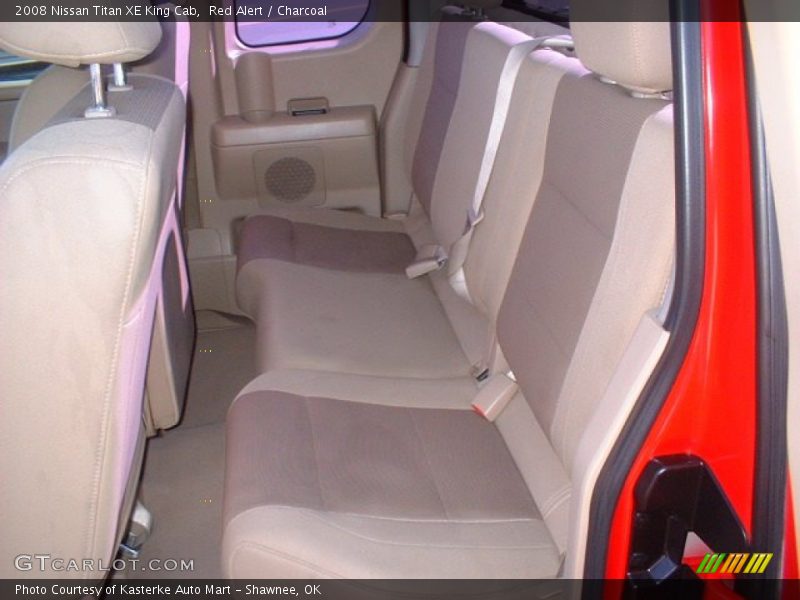 Red Alert / Charcoal 2008 Nissan Titan XE King Cab