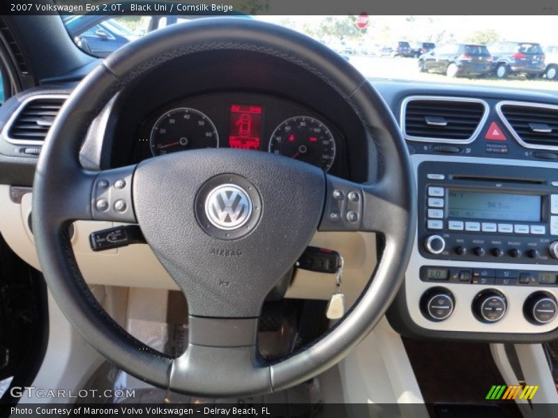 Black Uni / Cornsilk Beige 2007 Volkswagen Eos 2.0T