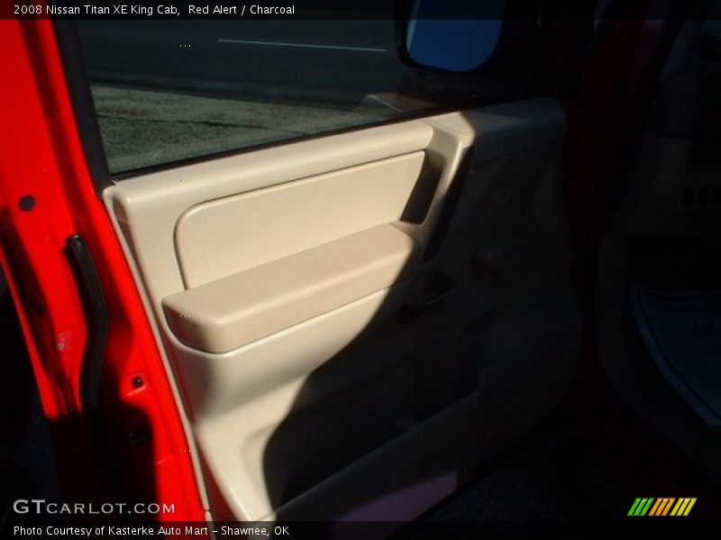 Red Alert / Charcoal 2008 Nissan Titan XE King Cab