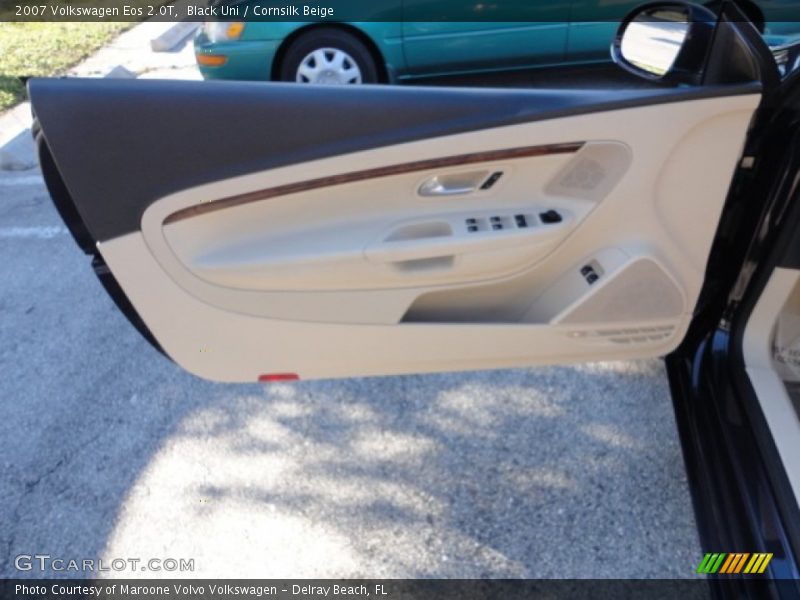 Black Uni / Cornsilk Beige 2007 Volkswagen Eos 2.0T