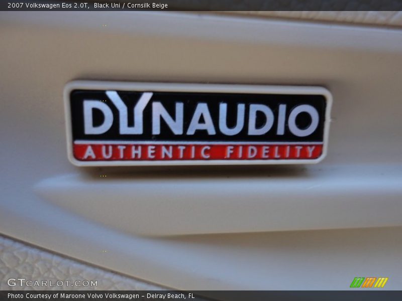 Black Uni / Cornsilk Beige 2007 Volkswagen Eos 2.0T
