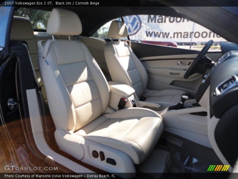 Black Uni / Cornsilk Beige 2007 Volkswagen Eos 2.0T