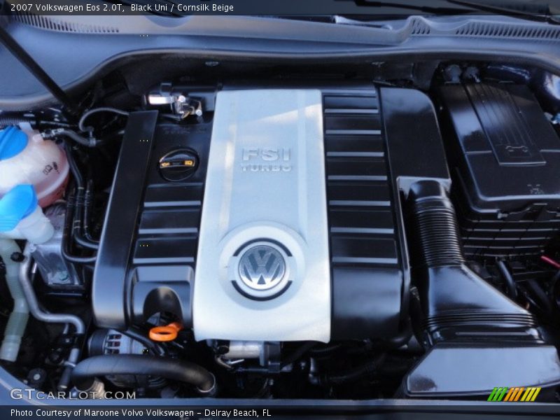 Black Uni / Cornsilk Beige 2007 Volkswagen Eos 2.0T