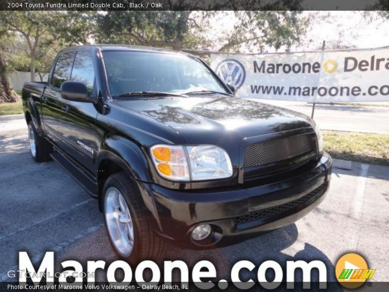 Black / Oak 2004 Toyota Tundra Limited Double Cab