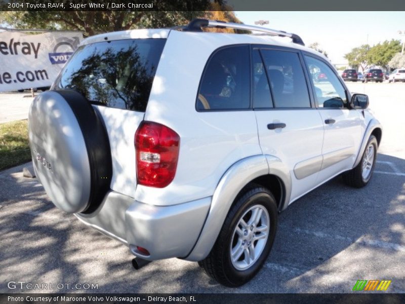 Super White / Dark Charcoal 2004 Toyota RAV4