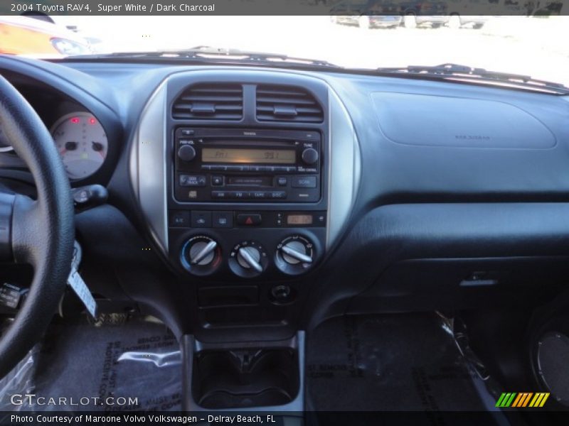 Super White / Dark Charcoal 2004 Toyota RAV4