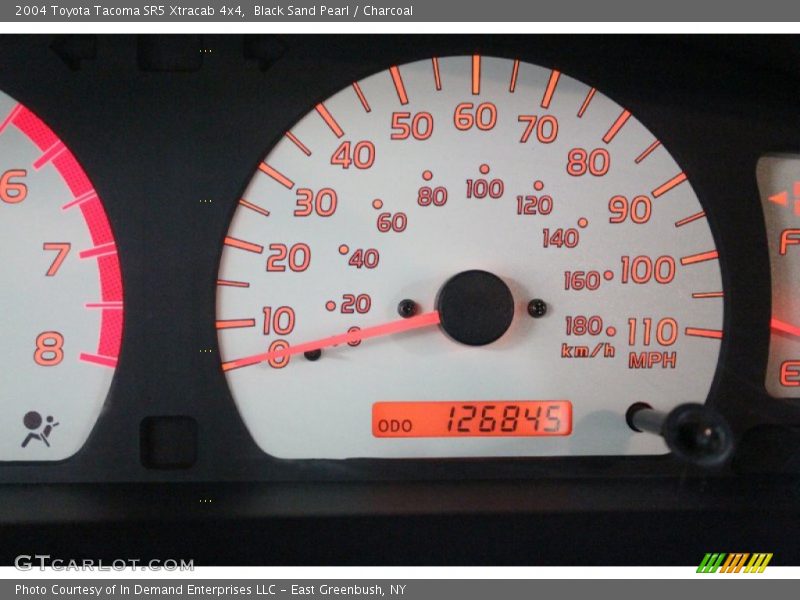 Black Sand Pearl / Charcoal 2004 Toyota Tacoma SR5 Xtracab 4x4