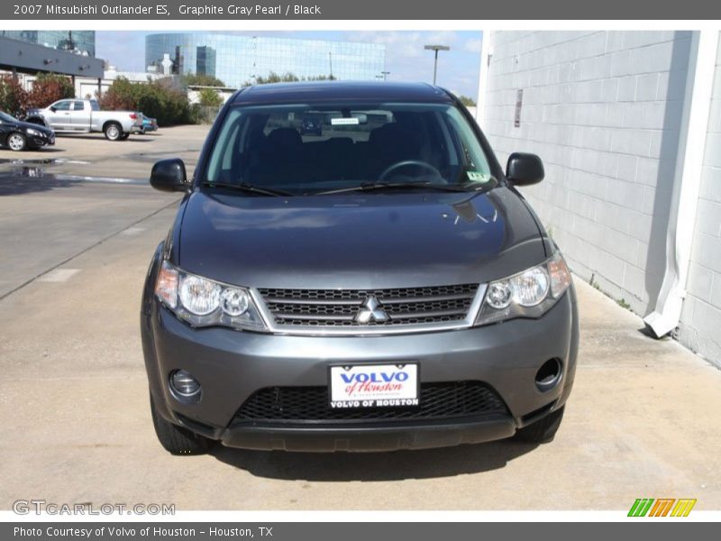 Graphite Gray Pearl / Black 2007 Mitsubishi Outlander ES
