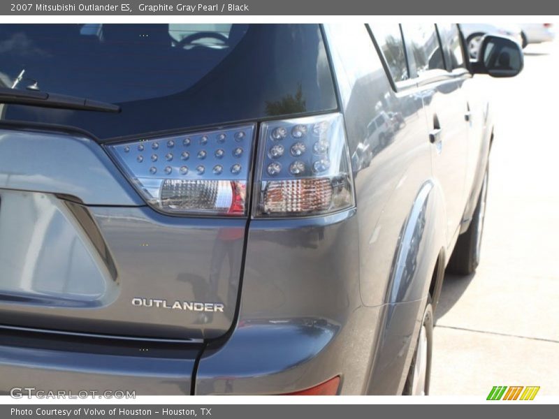 Graphite Gray Pearl / Black 2007 Mitsubishi Outlander ES