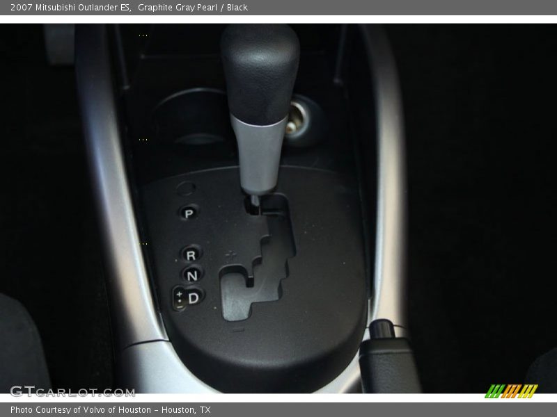 Graphite Gray Pearl / Black 2007 Mitsubishi Outlander ES
