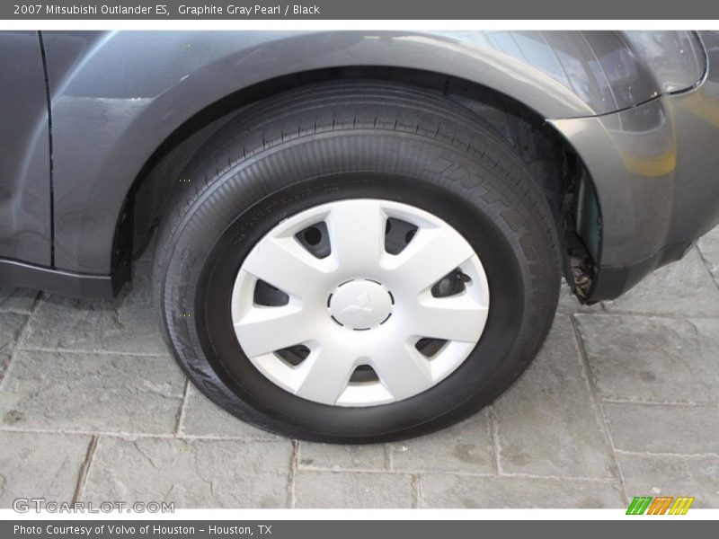 Graphite Gray Pearl / Black 2007 Mitsubishi Outlander ES