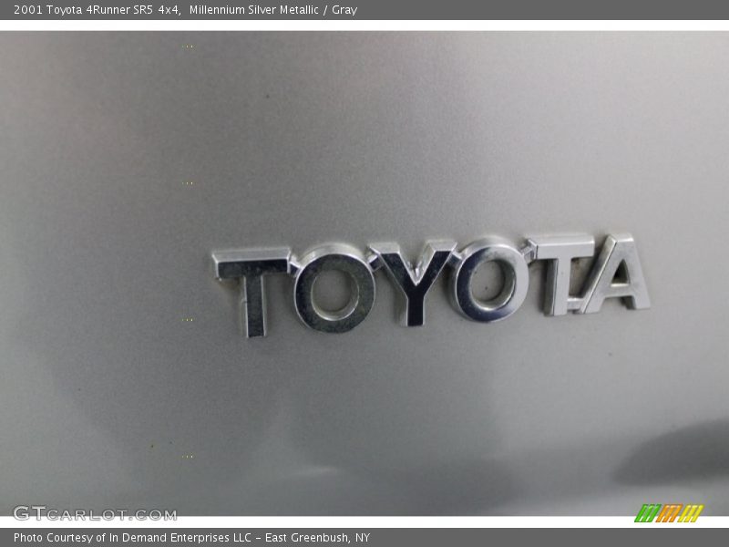Millennium Silver Metallic / Gray 2001 Toyota 4Runner SR5 4x4
