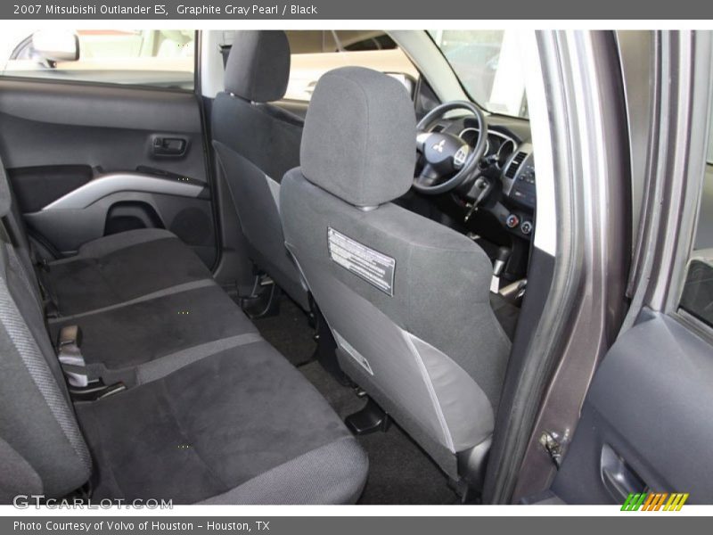 Graphite Gray Pearl / Black 2007 Mitsubishi Outlander ES