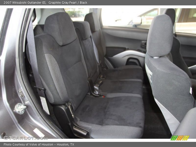 Graphite Gray Pearl / Black 2007 Mitsubishi Outlander ES