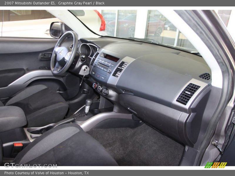 Graphite Gray Pearl / Black 2007 Mitsubishi Outlander ES