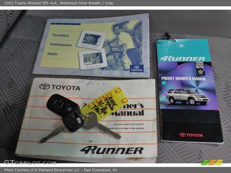 Millennium Silver Metallic / Gray 2001 Toyota 4Runner SR5 4x4