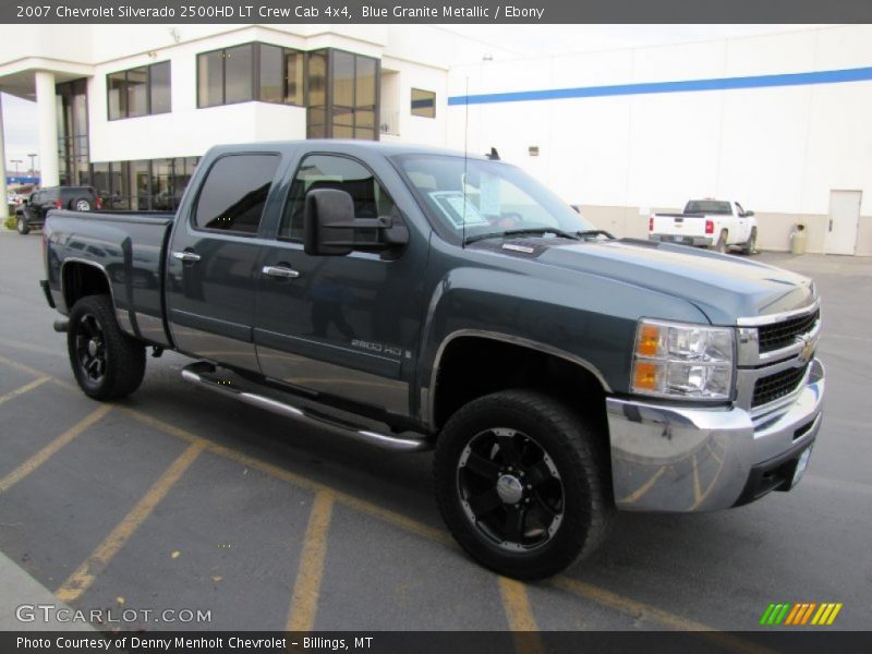 Blue Granite Metallic / Ebony 2007 Chevrolet Silverado 2500HD LT Crew Cab 4x4