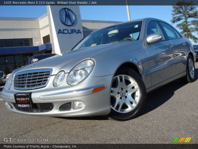 Brilliant Silver Metallic / Ash 2005 Mercedes-Benz E 320 Sedan