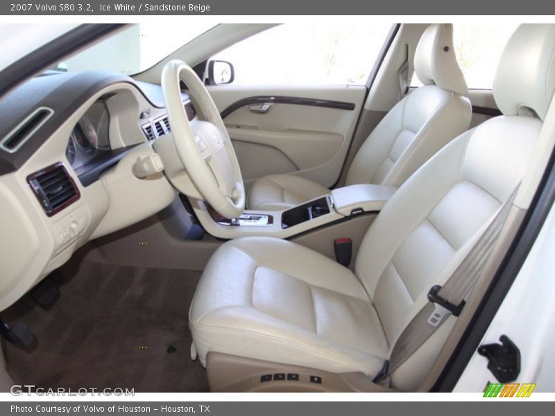 Ice White / Sandstone Beige 2007 Volvo S80 3.2