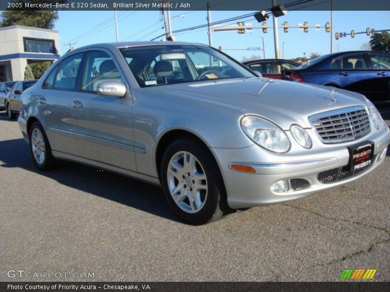 Brilliant Silver Metallic / Ash 2005 Mercedes-Benz E 320 Sedan