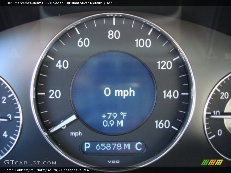 Brilliant Silver Metallic / Ash 2005 Mercedes-Benz E 320 Sedan