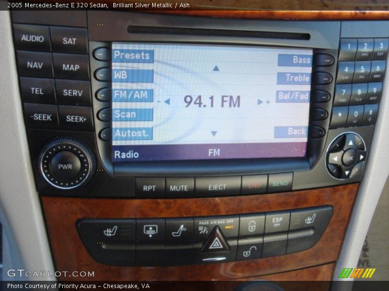 Brilliant Silver Metallic / Ash 2005 Mercedes-Benz E 320 Sedan