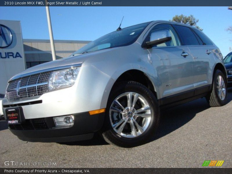Ingot Silver Metallic / Light Camel 2010 Lincoln MKX FWD