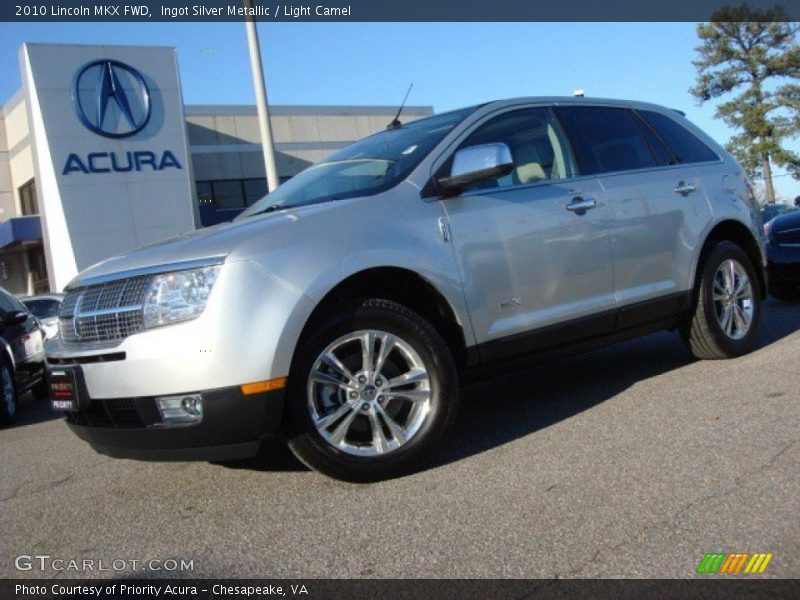 Ingot Silver Metallic / Light Camel 2010 Lincoln MKX FWD